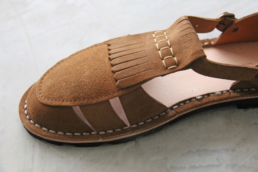 Steve Mono - Artisanal Sandals 10/02-Cognac Steve Mono,西班牙手工皮革涼鞋,handmade