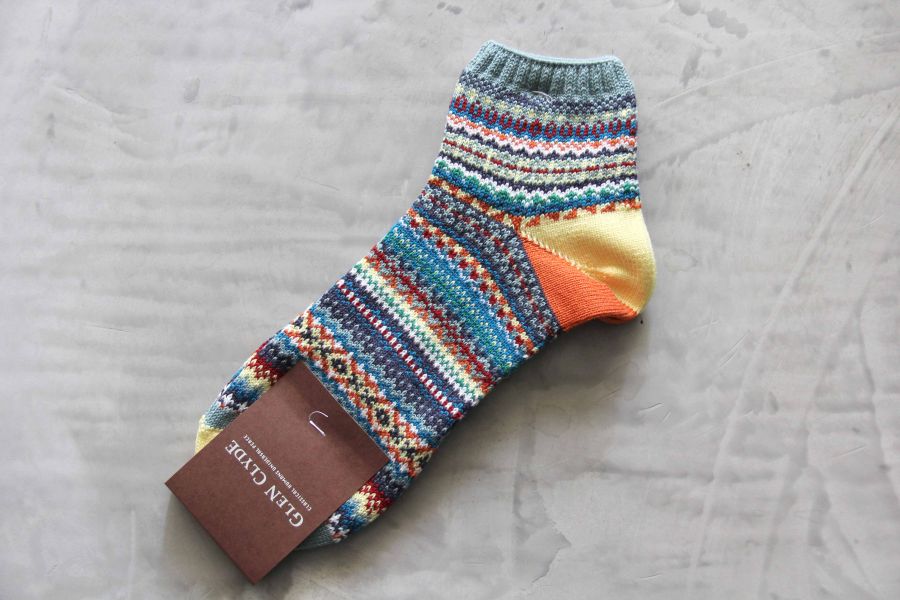 CHUP SOCKS - 短襪Landskap 日本製,職人,手工,民族風,印第安圖騰,登山,outdoor,