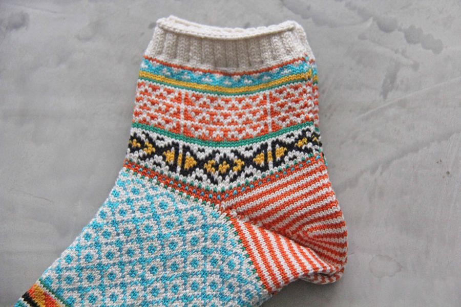 CHUP SOCKS - 短襪Landskap 日本製,職人,手工,民族風,印第安圖騰,登山,outdoor,