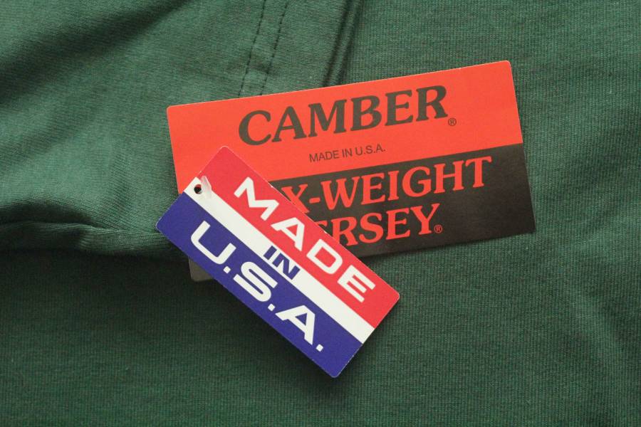 CAMBER - Max-Weight®重磅口袋T恤/綠 世大運 台南,Camber,重磅t,T恤,白t,美國製,美式精神,運動