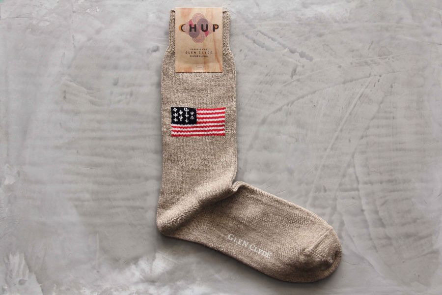 CHUP SOCKS - 長襪 STAR & ANCHOR 雪花襪,日本製,職人,手工,民族風,印第安圖騰,登山,outdoor,HYGGE