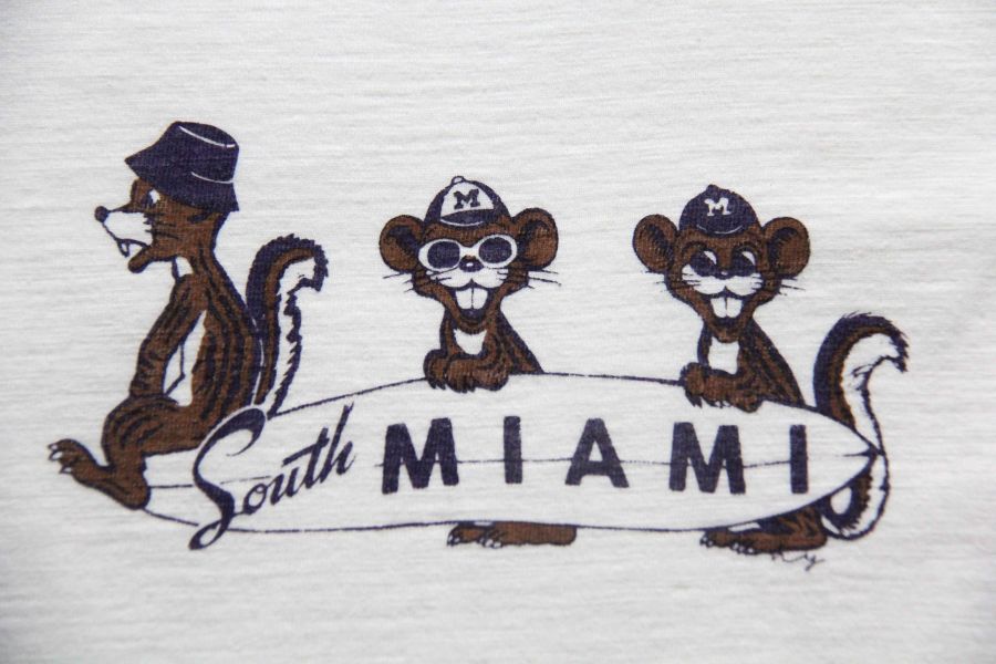 Barns Outfitters - Printed Tee/ MIAMI(白) 