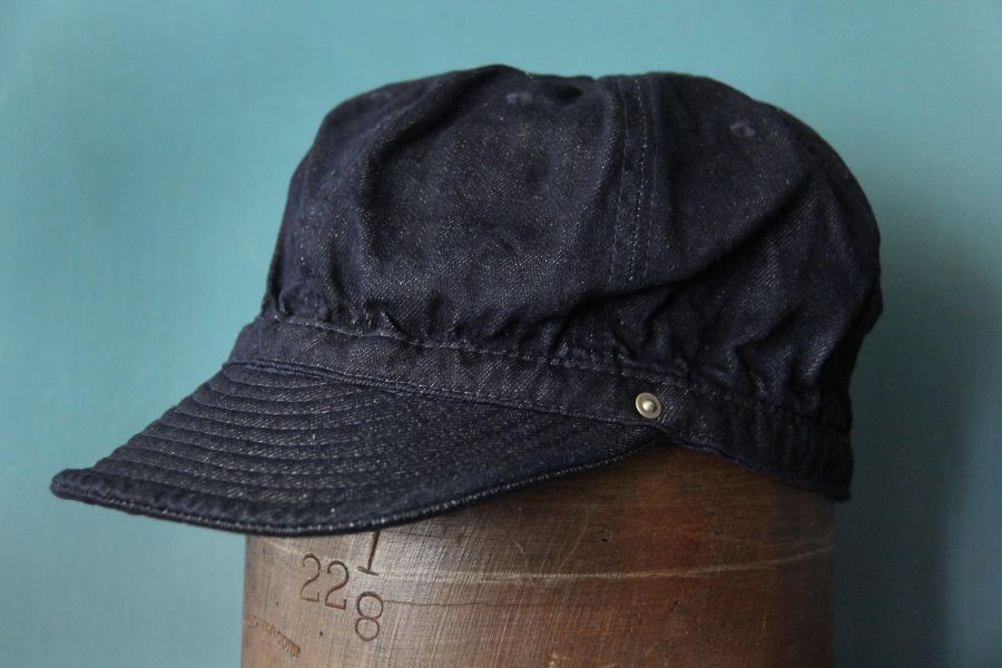 DECHO -  Standard KOME CAP /S.INDIGO DECHO,帽子,日本製,日本岡山,