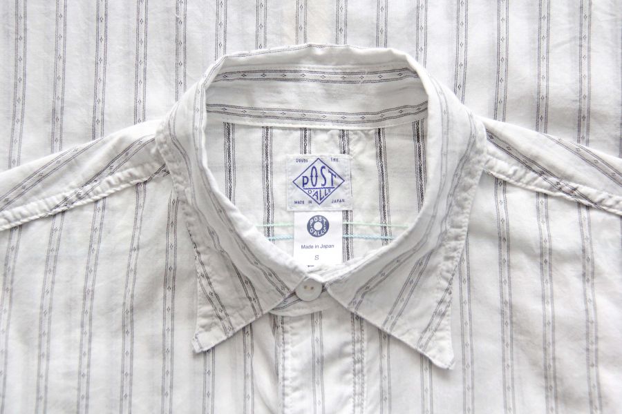 POST O'ALLS - ST.Louis Post O`Alls,直條紋 長袖 襯衫,Stripe shirt,春夏 襯衫,男 穿搭 上衣,日製,