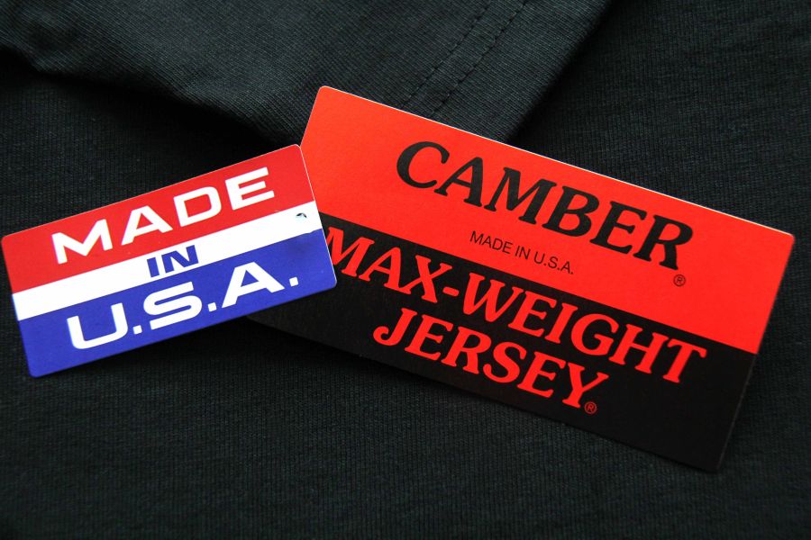 CAMBER- Max-Weight® 重磅短T/BLACK 重磅t,Camber,T恤,白t,美國製,費城,美式精神,運動