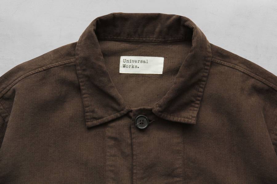 Universal Works - Bakers Overshirt (Brown) 復古,英國品牌,英格蘭,燈芯絨,Universal Works,秋冬穿搭,工作襯衫