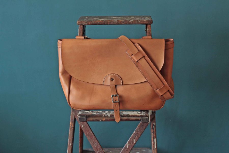 S.F.K. 1950′S Type Mail Bag 1th Faith,郵差包 mail bag,原皮色,植鞣皮革,台南 選物店,老派,