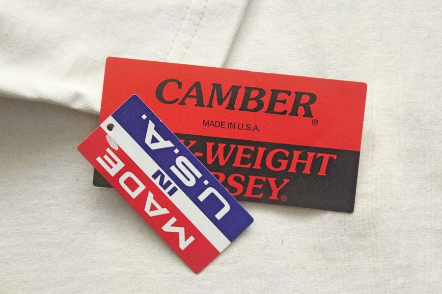 CAMBER - Max-Weight® 重磅口袋T恤/米白 重磅t,T恤,白t,Camber,美國製,費城,美式精神,運動
