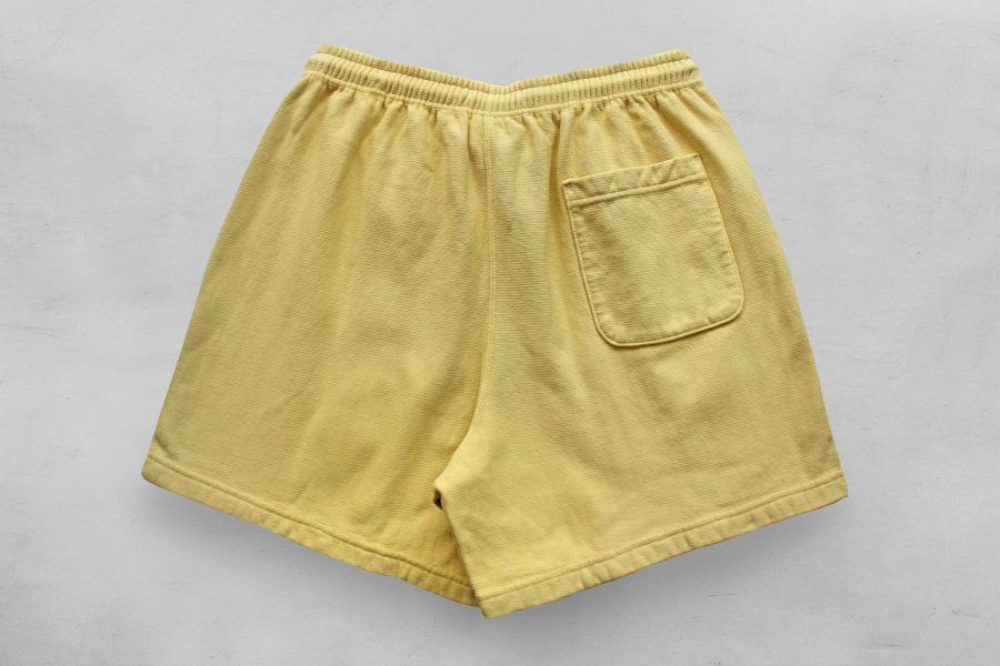 SURE'S Super Tuck Shorts/Dried Moss XX DEVELOPMENT,日本製,名古屋獨立服裝廠,Pigment Dye,短褲 穿 搭 男,棉 短褲,