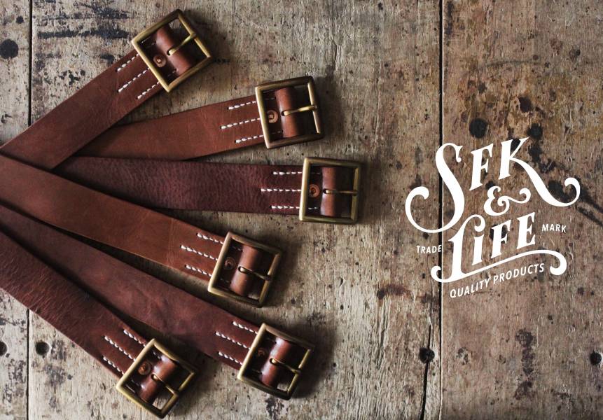 S.F.K. Type II Leather Belt /多脂革 Faith,皮帶,多脂 植鞣革,belt,