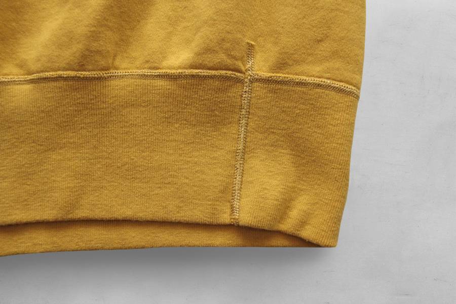 Two Moon - No.92022 Sweatshirt/ Mustard 印第安,衛衣穿搭,保暖,Two Moon,日本製,植絨,Loop Wheel,圓筒衣身