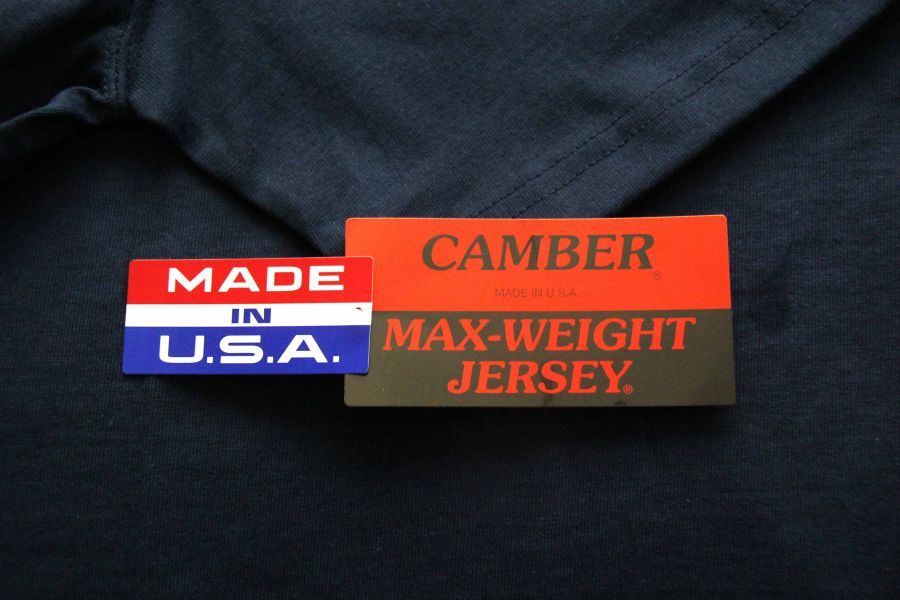 CAMBER- Max-Weight® 重磅短T/NAVY 重磅t,Camber,T恤,白t,美國製,費城,美式精神,運動
