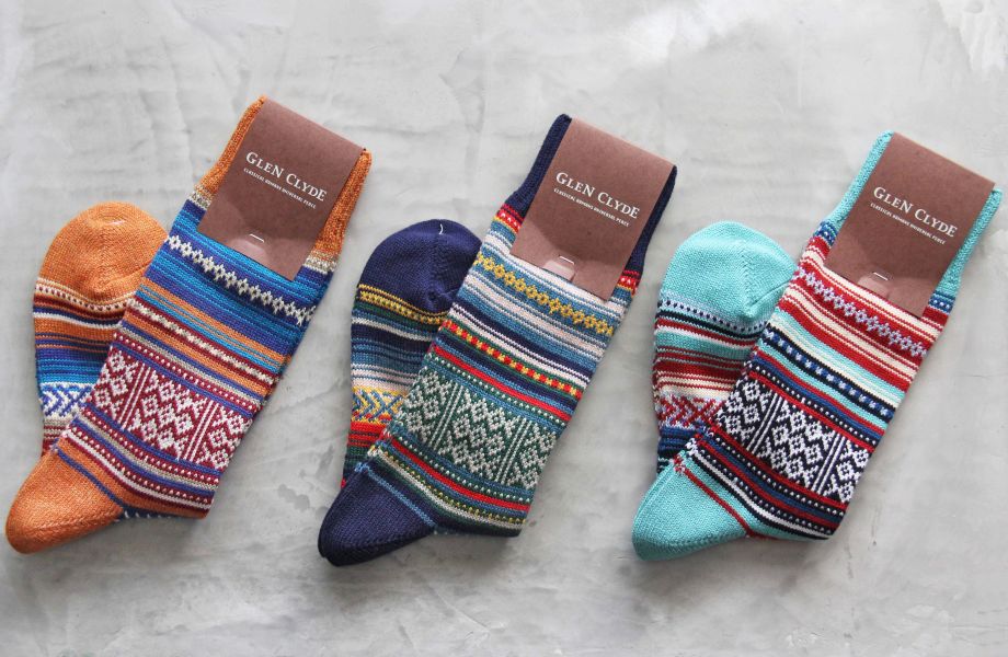 CHUP SOCKS - 長襪 PANO 雪花襪 ,日本製,職人,手工,民族風,印第安圖騰,登山,outdoor,PANO