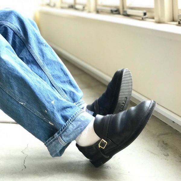 Aurora Shoe - Middle English/Black Aurora Shoe,紐約品牌,Handmade,Middle English,HORWEEN皮料,Vibram鞋底