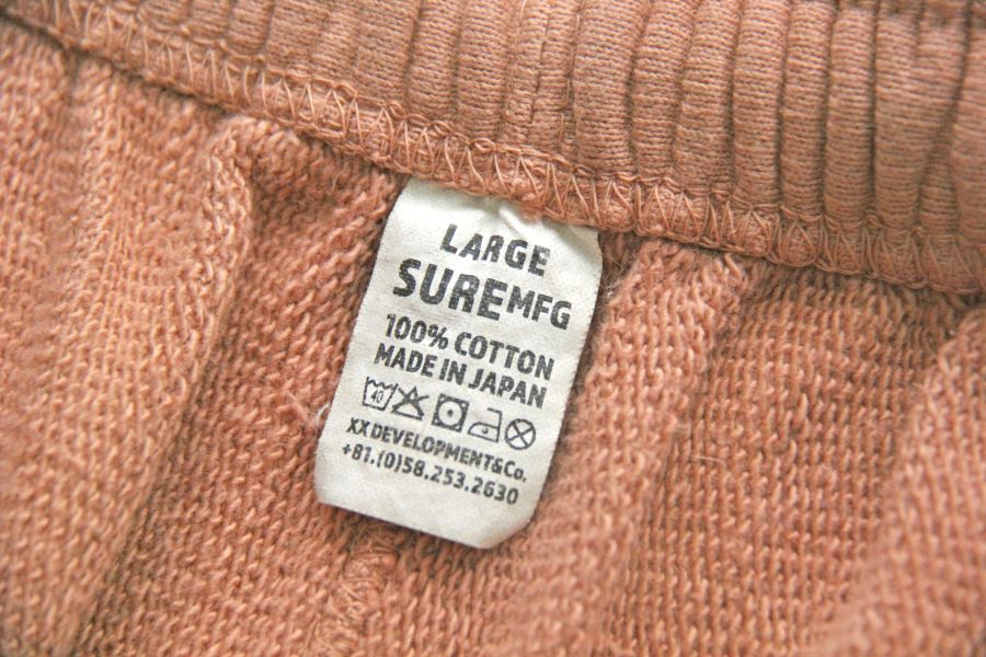 SURE'S Super Tuck Shorts/Raw Sienna XX DEVELOPMENT,日本製,名古屋獨立服裝廠,Pigment Dye,短褲 穿 搭 男,短 棉 褲 男,