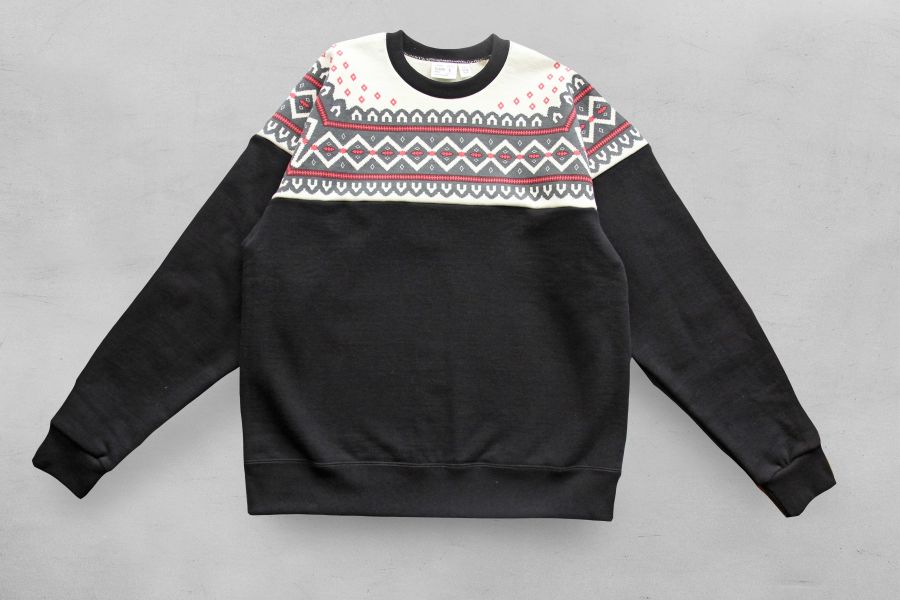 TCB✘Sure’s Snow pattern sweatshirt/Black TCB,雪柄T,sweatshirt,SMAP,衛衣,vintage,Sure,XX DEVELOPMENT,SHAKE,