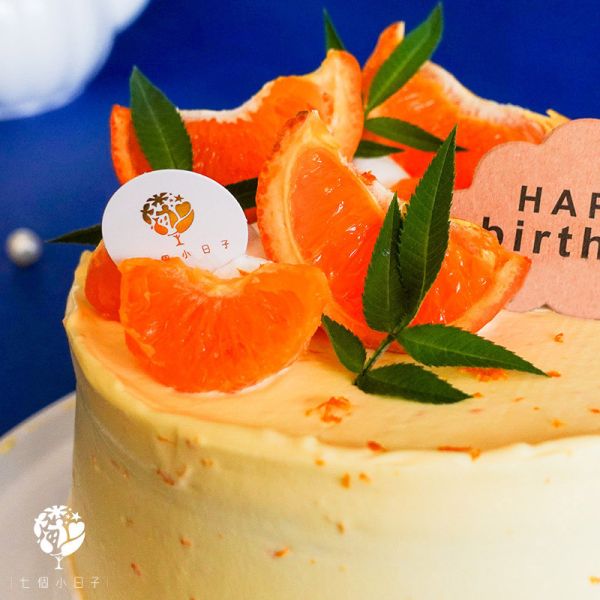 清橙時光 生日蛋糕,戚風蛋糕,奶油蛋糕,台中蛋糕,台中甜點