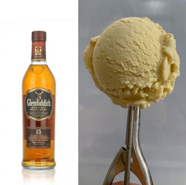 【105 威士忌冰淇淋】 蘇格蘭威士忌；單一麥芽威士忌；格蘭菲迪；格蘭花格；105威士忌；烈酒冰淇淋；法式手工冰淇淋；駱師傅法式冰淇淋之家；低脂低糖