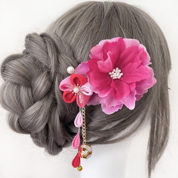 和風頭飾日式頭花胸花 手工和風髮飾 