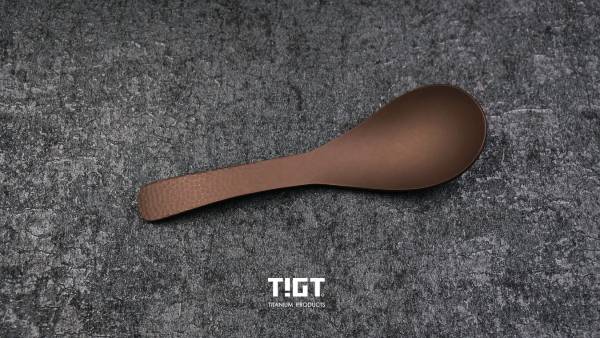 TIGT - 鈦錘勺 <Dark> 一支裝 TIGT 鈦金屬 鈦錘勺 鈦湯匙 勺子 Dark 烏勺 健康 無毒