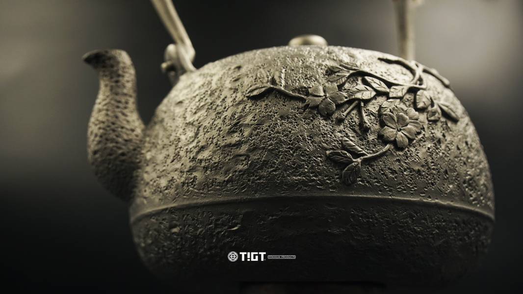 <接單生產>TIGT - 鈦隕鑄壺 - 手工精製鑄造之鈦金屬茶壺1.4L 