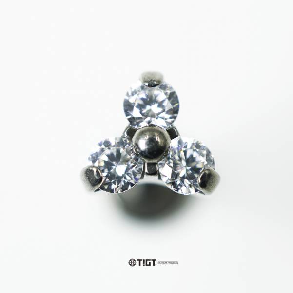 TIGT - 鈦金屬針體 + 鋯石X3 (一組兩支) 