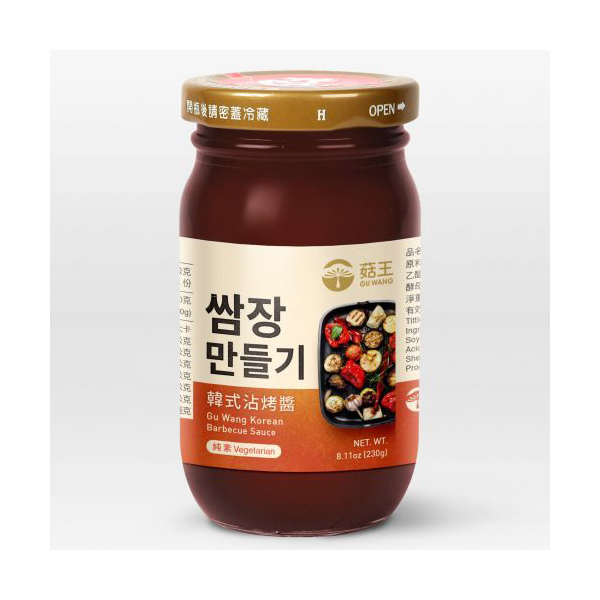 菇王韓式沾烤醬230g-全素 