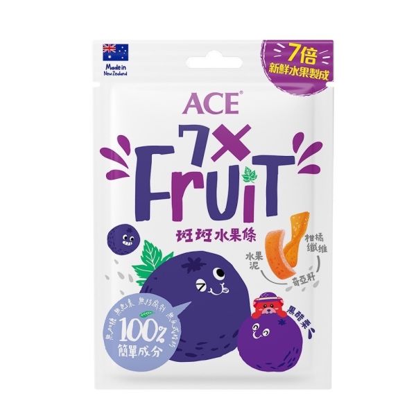 ACE斑斑水果條(黑醋栗+奇亞籽)32g-全素 