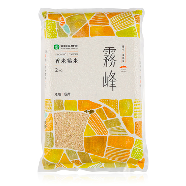 霧峰香米糙米2kg-全素 
