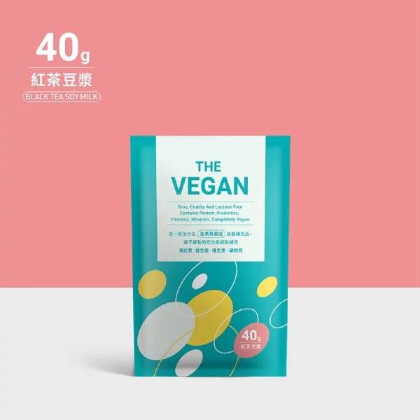 THE-VEGAN植物優蛋白(紅茶豆漿口味)40g-全素 