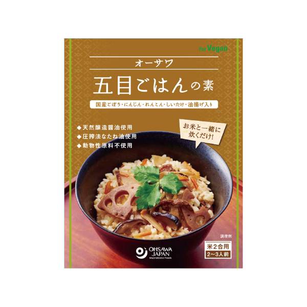 OHSAWA日式炊飯調理包五目醬油-全素 