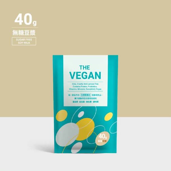 THE-VEGAN植物優蛋白(無糖豆漿口味)40g-全素 