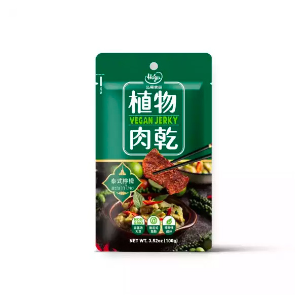 Hoya植物肉乾50g(泰式檸檬)-全素 