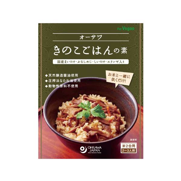 OHSAWA日式炊飯調理包綜合香菇醬油口味-全素 