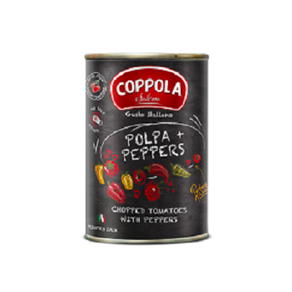義大利COPPOLA甜椒切丁番茄基底醬(無鹽)-全素 