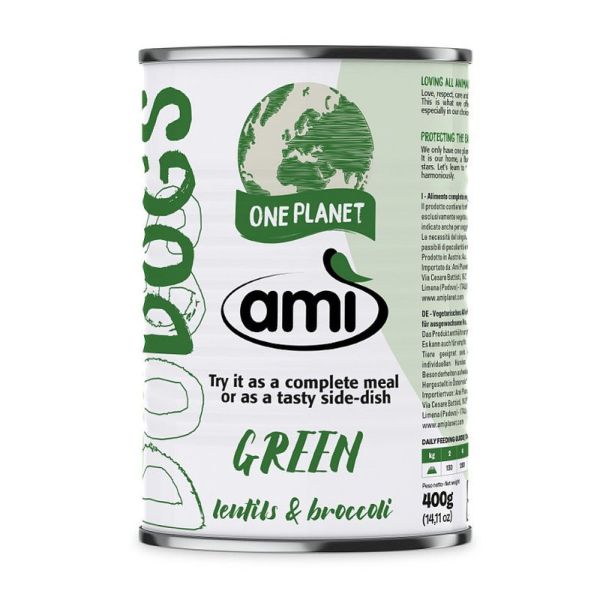 AMI dog阿米狗蔬食罐頭(綠色)400g-全素 
