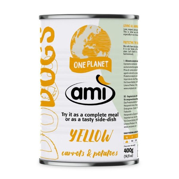 AMI dog阿米狗蔬食罐頭(黃罐)400g-全素 