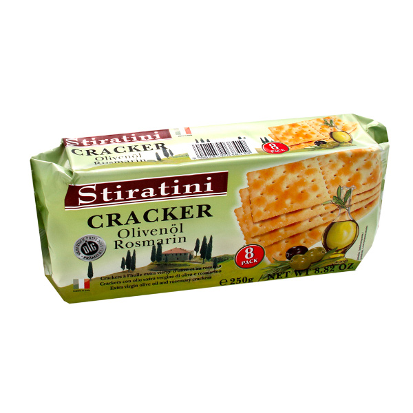 Stiratini橄欖油迷迭香蘇打餅250g-全素 