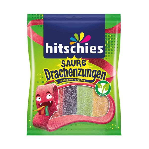 德國Hitschies希趣樂酸扁帶軟糖(綜合水果風味)125g-全素 