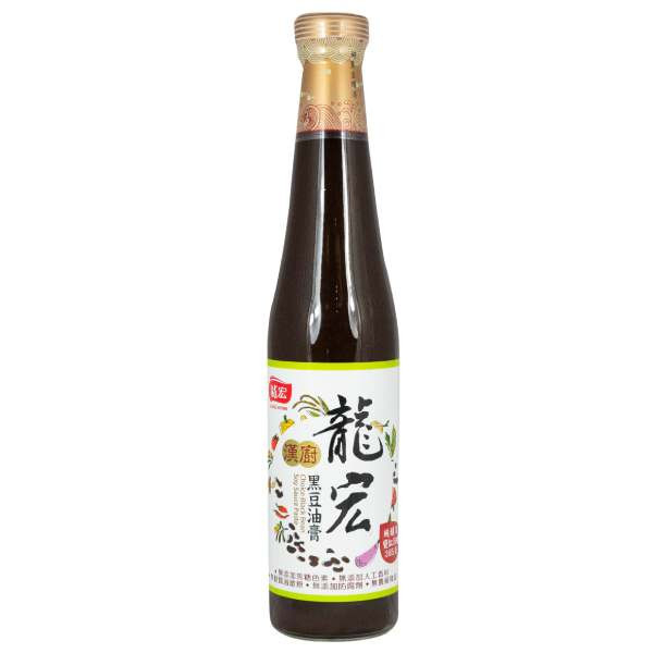 龍宏漢廚黑豆油膏420ml-全素 