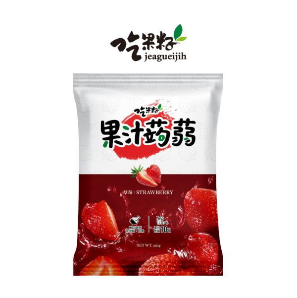 吃果籽果汁蒟蒻(草莓口味)20g*12入-全素 