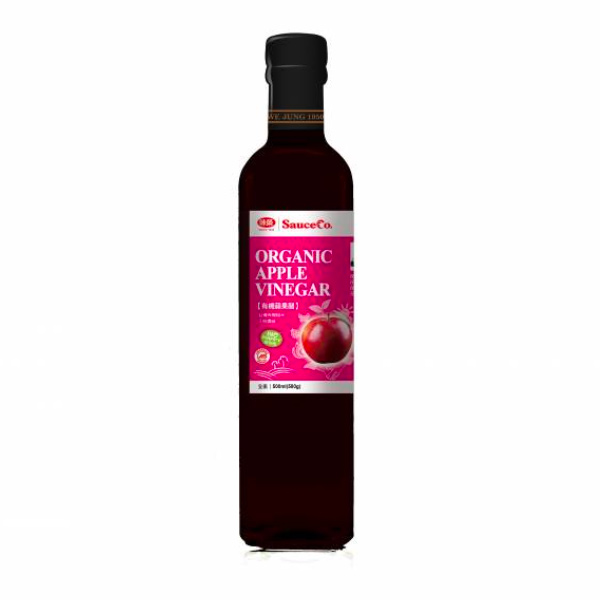 味榮有機蘋果醋500ml(有糖)-全素 
