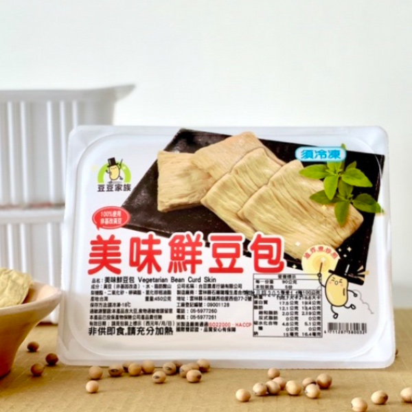 豆豆家族美味鮮豆包450g-全素 