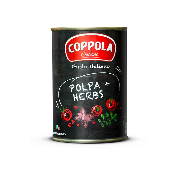 義大利COPPOLA羅勒切丁番茄基底醬(無鹽)-全素 