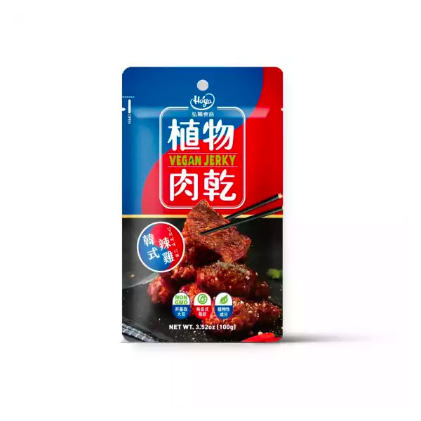 Hoya植物肉乾50g(韓式辣雞)-全素 