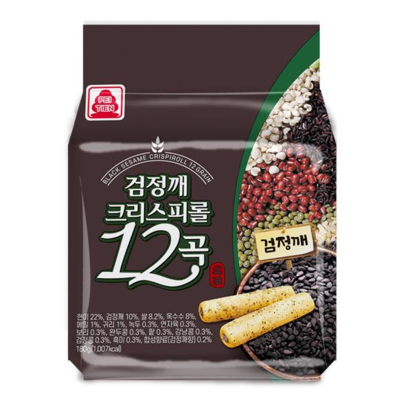 北田天然穀物12種(黑芝麻口味)180g-全素 