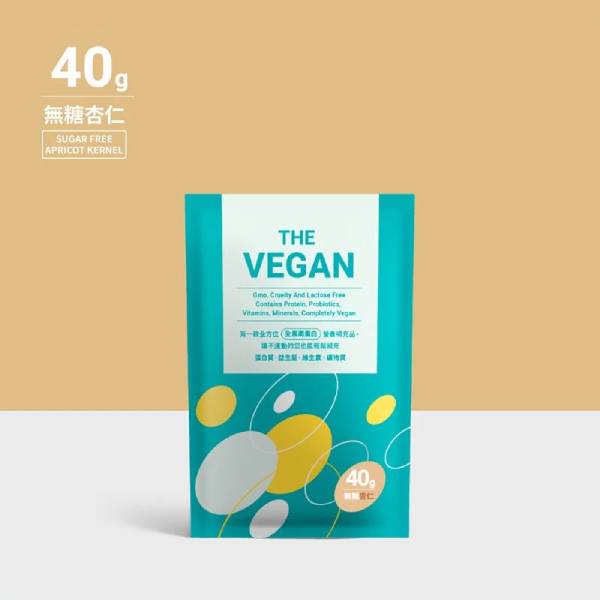 THE-VEGAN植物優蛋白(無糖杏仁口味)40g-全素 