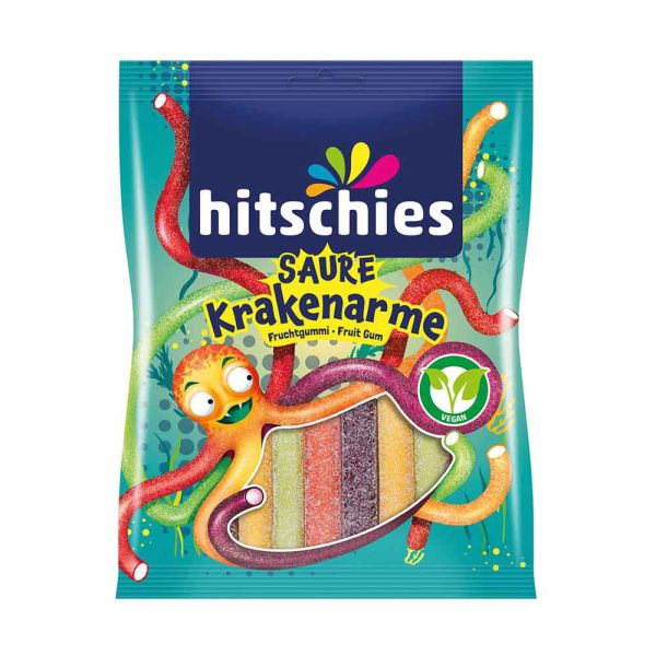 德國Hitschies希趣樂夾心酸爆條糖(綜合水果風味)125g-全素 