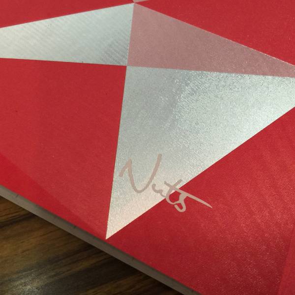 《Nuts》Radiant Notebook 筆記本 [紅] 銀箔,萬花筒,設計,筆記本