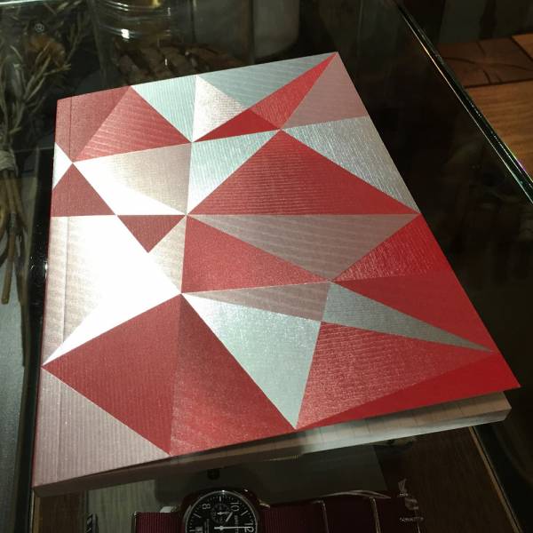 《Nuts》Radiant Notebook 筆記本 [紅] 銀箔,萬花筒,設計,筆記本